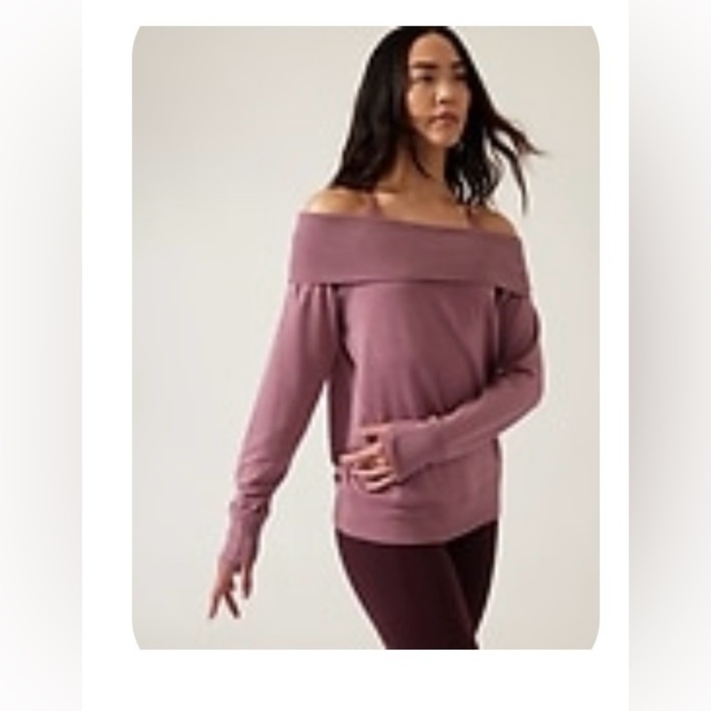 Athleta Studio Barre Sweatshirt Black